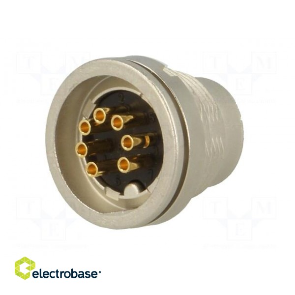 Connector: M16 | socket | male | soldering | PIN: 7 | 5A | 60V | IP40 paveikslėlis 6