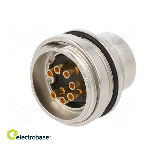 Connector: M16 | socket | male | soldering | PIN: 7 | 5A | 60V | IP68 image 6