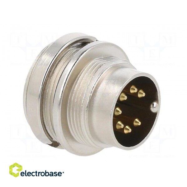 Connector: M16 | socket | male | soldering | PIN: 7 | 5A | 60V | IP68 image 8