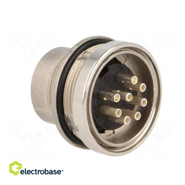 Connector: M16 | socket | male | soldering | PIN: 8 | 5A | 100V | IP65,IP67 image 4