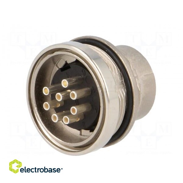 Connector: M16 | socket | male | soldering | PIN: 8 | 5A | 100V | IP65,IP67 image 6