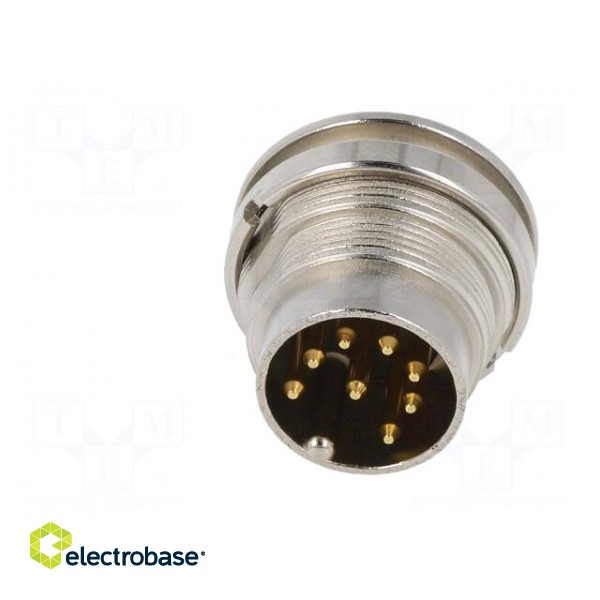 Connector: M16 | socket | male | soldering | PIN: 8 | 5A | 60V | IP40 paveikslėlis 9