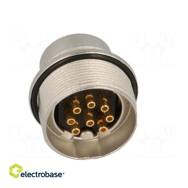 Connector: M16 | socket | male | soldering | PIN: 8 | 5A | 60V | IP68 paveikslėlis 5