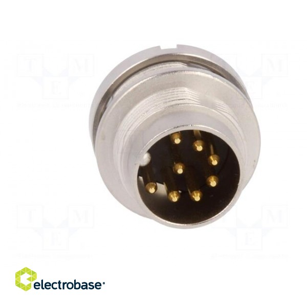 Connector: M16 | socket | male | soldering | PIN: 8 | 5A | 60V | IP68 image 9