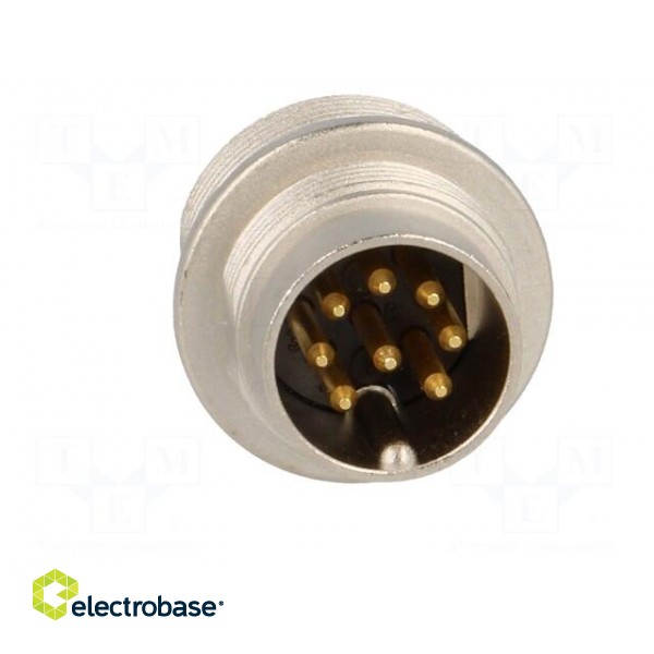 Connector: M16 | socket | male | soldering | PIN: 8 | 5A | 60V | IP68 paveikslėlis 9