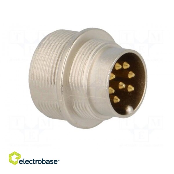 Connector: M16 | socket | male | soldering | PIN: 8 | 5A | 60V | IP68 image 8