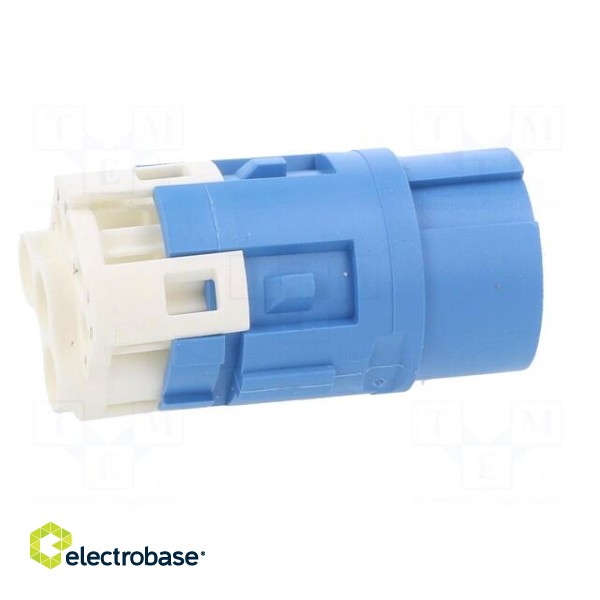 Connector: M23 | contact insert | PIN: 8(4+4) | female | for cable image 7