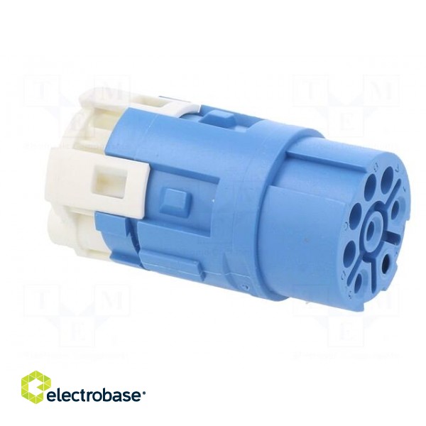 Connector: M23 | contact insert | PIN: 8(4+4) | female | for cable image 8