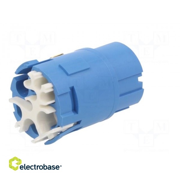 Connector: M23 | contact insert | PIN: 9(4+5) | female | crimped image 6