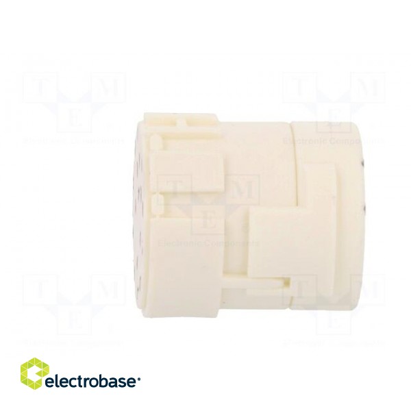 Connector: M23 | PIN: 17 | female | crimped | w/o contacts | 160V | 8A paveikslėlis 3