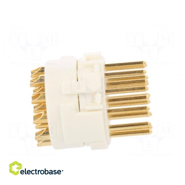 Connector: M23 | PIN: 17 | male | soldering | 160V | 8A | Series: Han M23 paveikslėlis 7