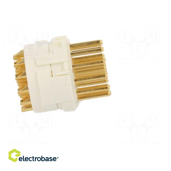 Connector: M23 | contact insert | PIN: 19(3+16) | male | soldering image 7