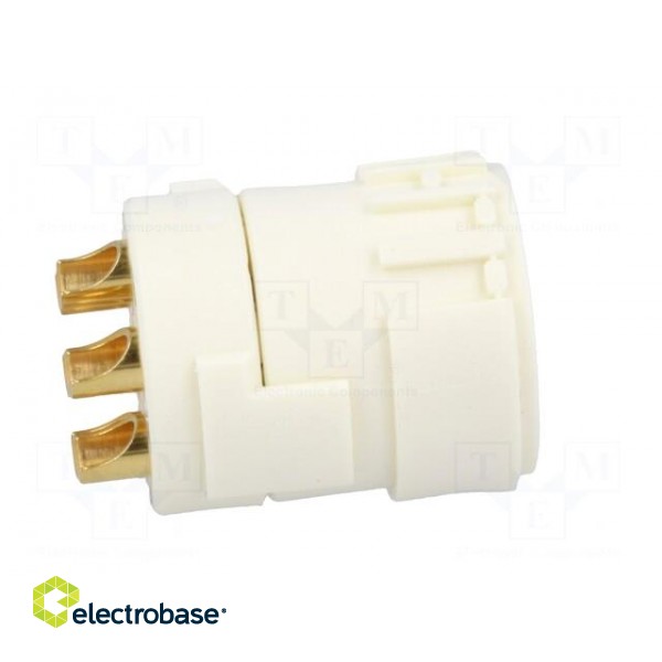 Connector: M23 | contact insert | PIN: 7 | female | soldering | 300V | 20A image 7
