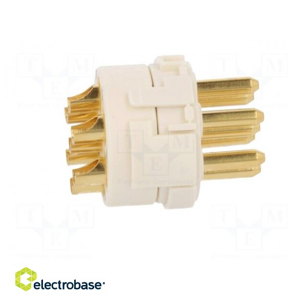 Connector: M23 | PIN: 7 | male | soldering | 300V | 20A | Series: Han M23 image 7