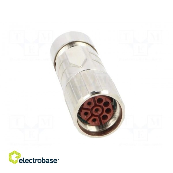 Connector: M23 | contact insert | PIN: 8 | soldering,crimped | 630V image 9