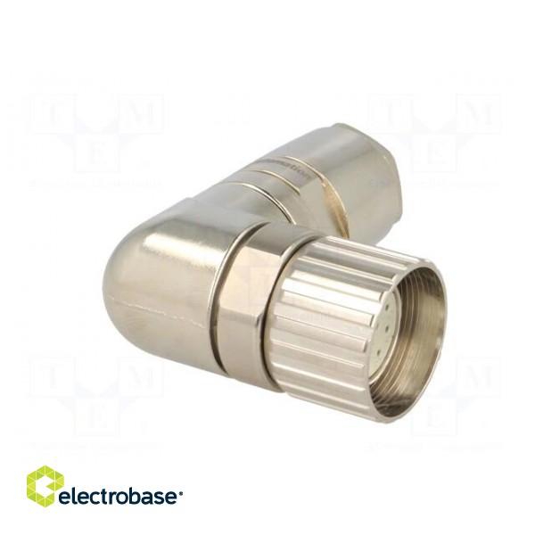 Connector: M23 | plug | PIN: 12 | female | soldering | for cable | 7.5A paveikslėlis 8