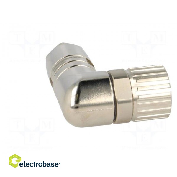 Connector: M23 | plug | PIN: 12 | female | soldering | for cable | 7.5A paveikslėlis 7
