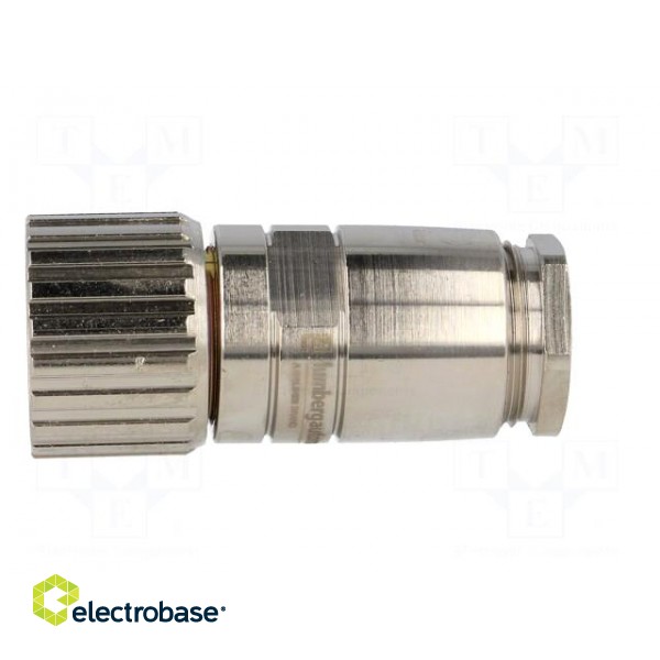 Connector: M23 | plug | PIN: 12 | female | soldering | for cable | 7.5A фото 3