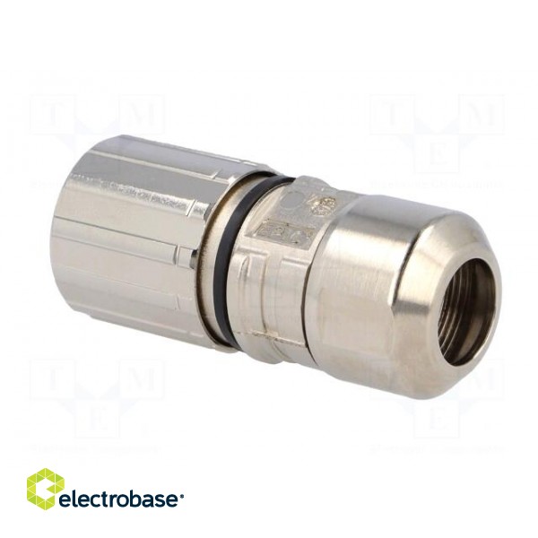 Connector: M23 | plug | PIN: 12 | female | soldering | for cable | 7A | IP68 image 4