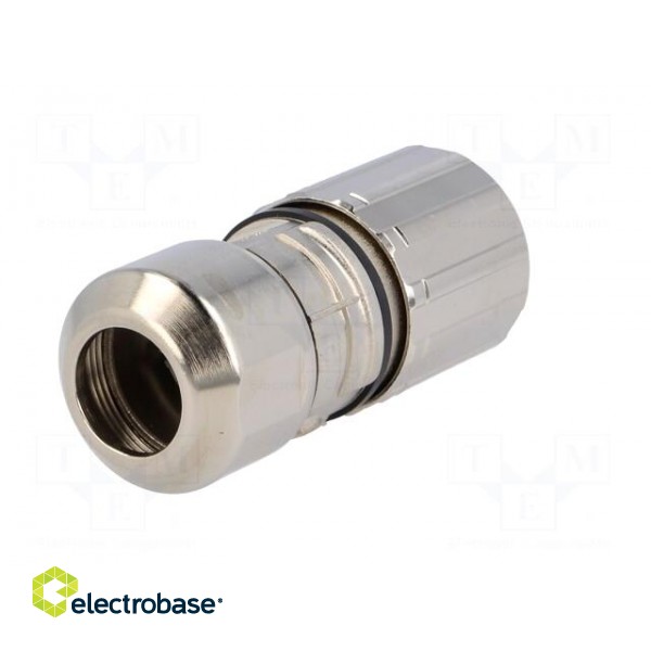 Connector: M23 | plug | PIN: 12 | female | soldering | for cable | 7A | IP68 фото 6
