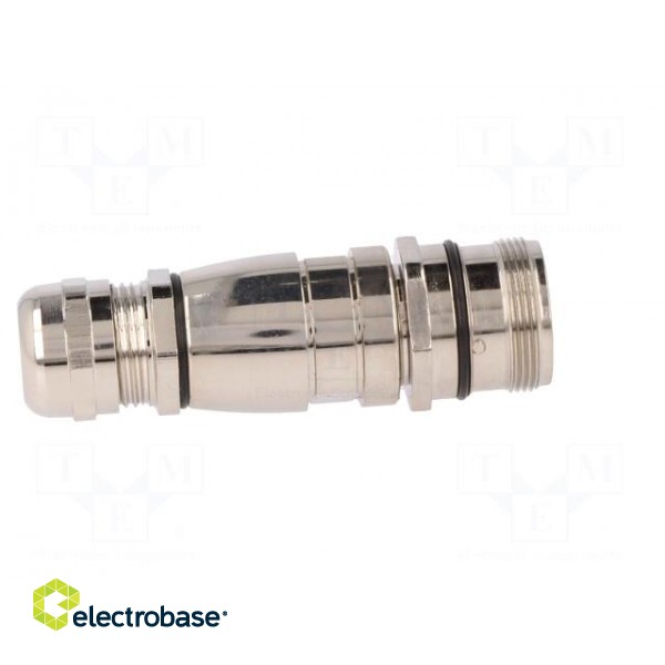 Connector: M23 | plug | PIN: 12 | male | soldering | for cable | straight фото 7