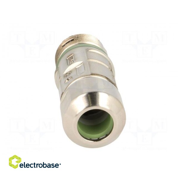 Connector: M23 | plug | PIN: 12 | male | soldering | for cable | straight фото 5