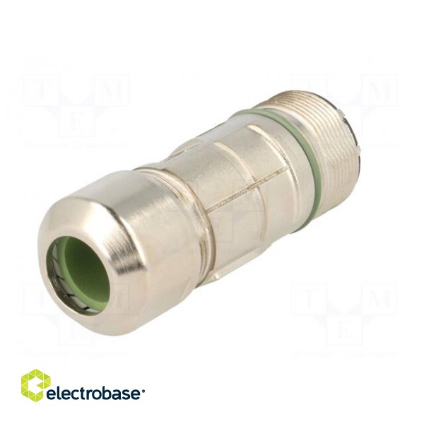 Connector: M23 | plug | PIN: 12 | male | soldering | for cable | straight image 6