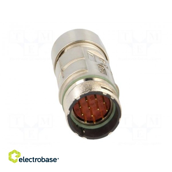 Connector: M23 | plug | PIN: 12 | male | soldering | for cable | straight image 9