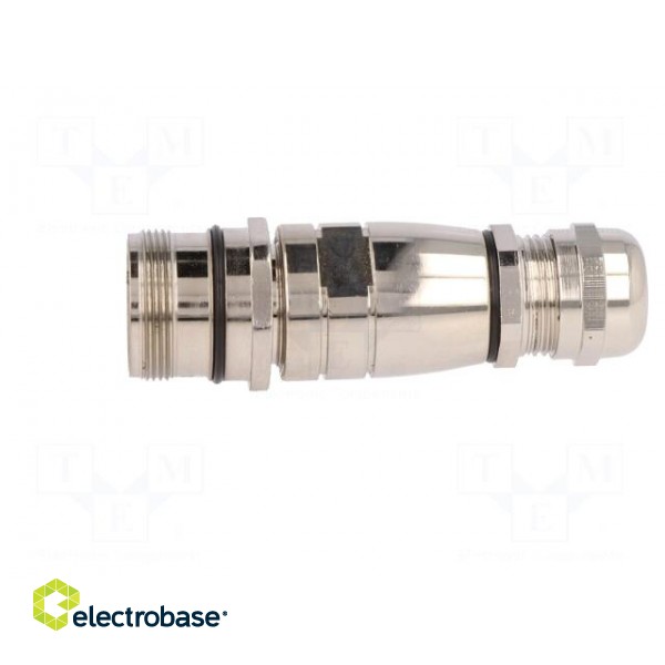 Connector: M23 | plug | PIN: 12 | male | soldering | for cable | straight фото 3