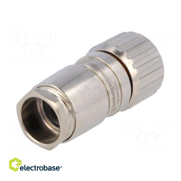 Connector: M23 | plug | PIN: 19(3+16) | female | soldering | for cable image 6