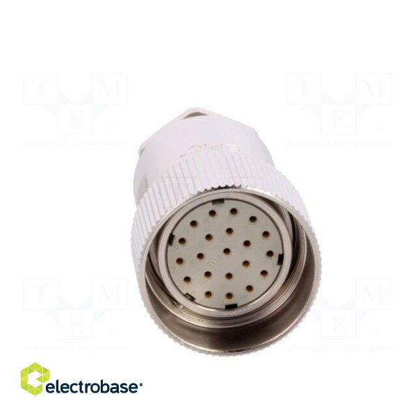 Connector: M23 | plug | PIN: 21 | female | soldering | for cable | 7.5A image 9