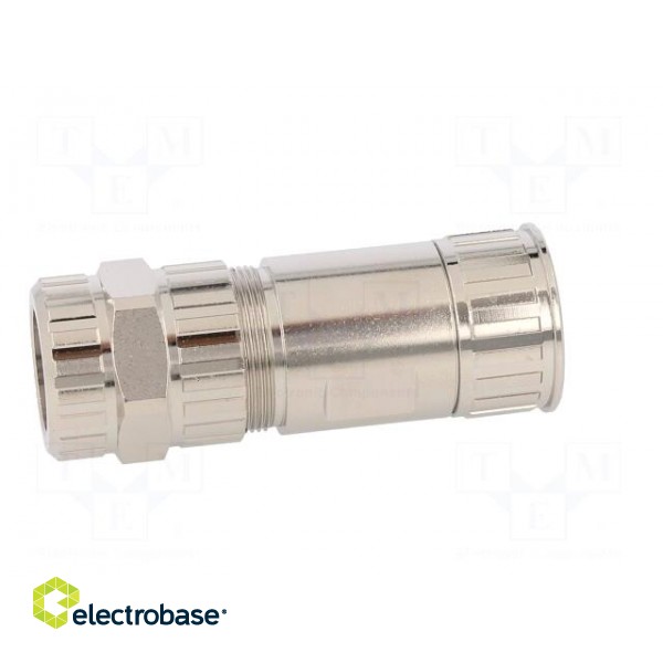 Connector: M23 | plug | PIN: 6 | female | crimped | for cable | straight фото 7