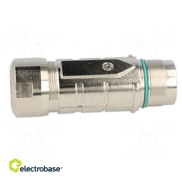 Connector: M23 | plug | PIN: 6 | male | crimped | for cable | straight | 25A фото 7
