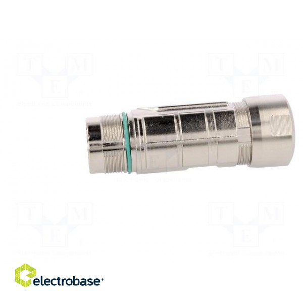Connector: M23 | plug | PIN: 6 | male | crimped | for cable | straight | 25A image 3