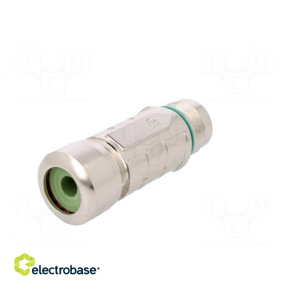 Connector: M23 | plug | PIN: 6 | male | crimped | for cable | straight | 25A image 6