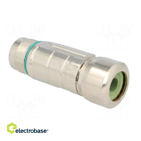 Connector: M23 | plug | PIN: 6 | male | crimped | for cable | straight | 25A image 4