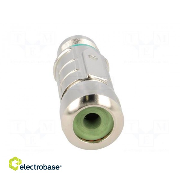 Connector: M23 | plug | PIN: 6 | male | crimped | for cable | straight | 25A фото 5