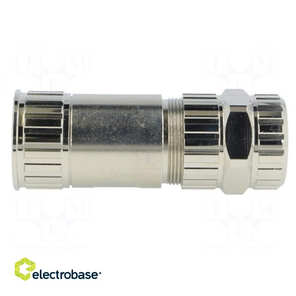 Connector: M23 | plug | PIN: 6 | male | crimped | for cable | straight | 28A фото 3