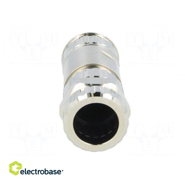 Connector: M23 | plug | PIN: 6 | male | crimped | for cable | straight | 28A фото 5