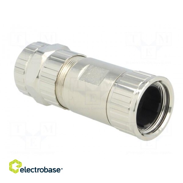 Connector: M23 | plug | PIN: 6 | male | crimped | for cable | straight | 28A image 8