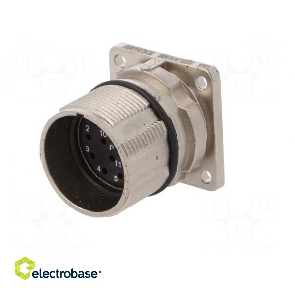 Connector: M23 | socket | PIN: 12 | female | crimped | straight | 10A | IP67 фото 2
