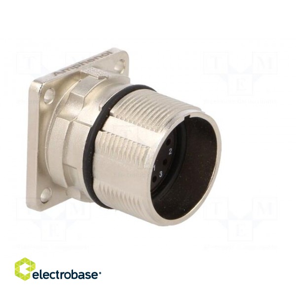 Connector: M23 | socket | PIN: 12 | male | crimped | straight | 10A | IP67 image 8