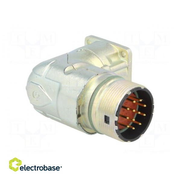 Connector: M23 | socket | PIN: 12 | male | soldering | angled 90° | 7A фото 8