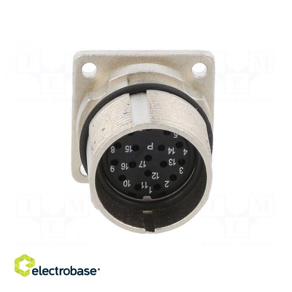 Connector: M23 | socket | PIN: 17 | female | crimped | straight | 9A | IP67 paveikslėlis 5