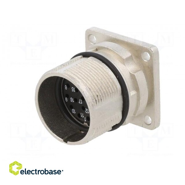 Connector: M23 | socket | PIN: 17 | female | crimped | straight | 9A | IP67 paveikslėlis 6
