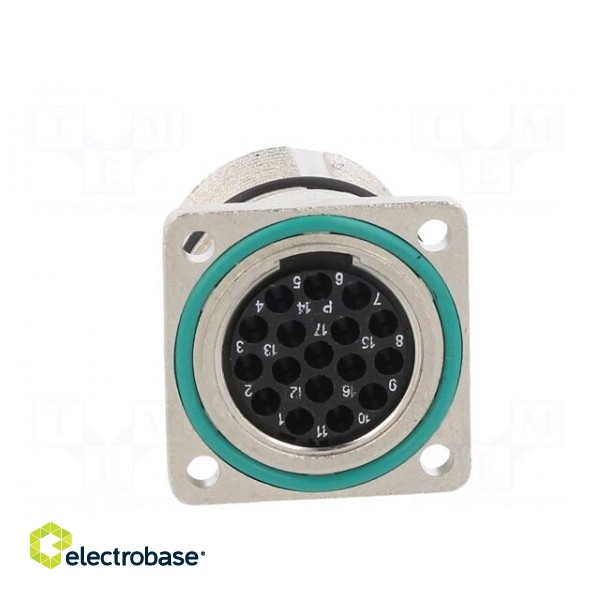 Connector: M23 | socket | PIN: 17 | female | crimped | straight | 9A | IP67 paveikslėlis 9