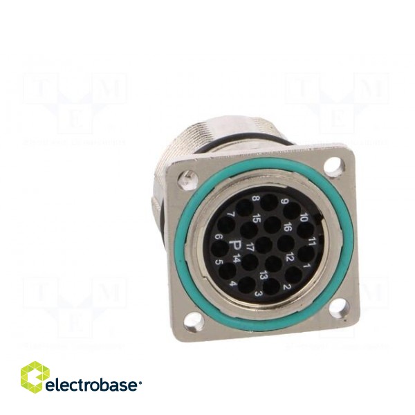 Connector: M23 | socket | PIN: 17 | male | crimped | straight | 9A | IP67 paveikslėlis 5