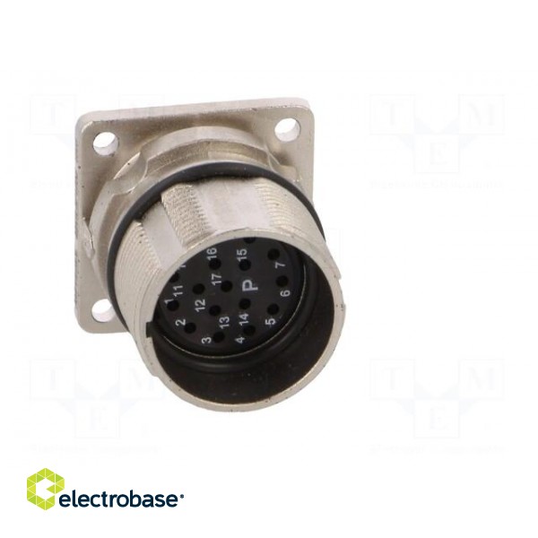Connector: M23 | socket | PIN: 17 | male | crimped | straight | 9A | IP67 image 9