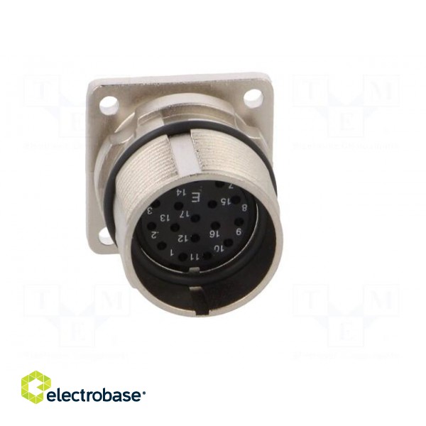 Connector: M23 | socket | PIN: 17 | male | crimped | straight | 9A | IP67 фото 9