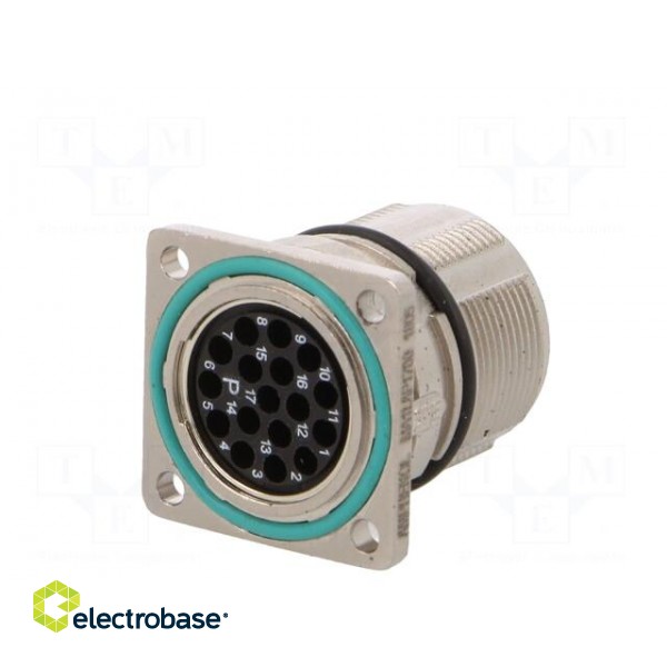 Connector: M23 | socket | PIN: 17 | male | crimped | straight | 9A | IP67 paveikslėlis 6